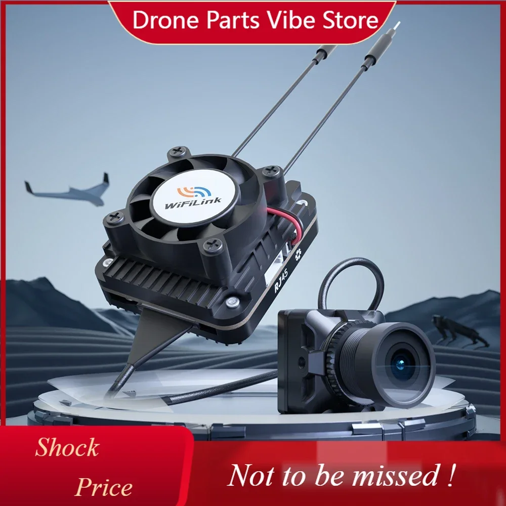 

DP RunCam WiFiLink2: OpenIPC - based HD Digital FPV VTX Camera, Perfect for Fixed Wing & RC Drone Adventures