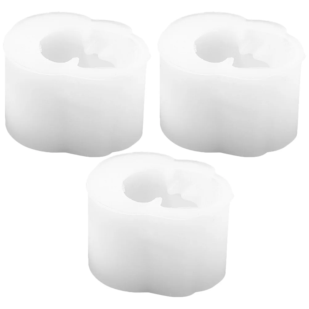 

3pcs Silicone Mold Epoxy Casting Skull Shaped DIY Supplies Flexible Resin Craft Jewelry Making Accessories Parts