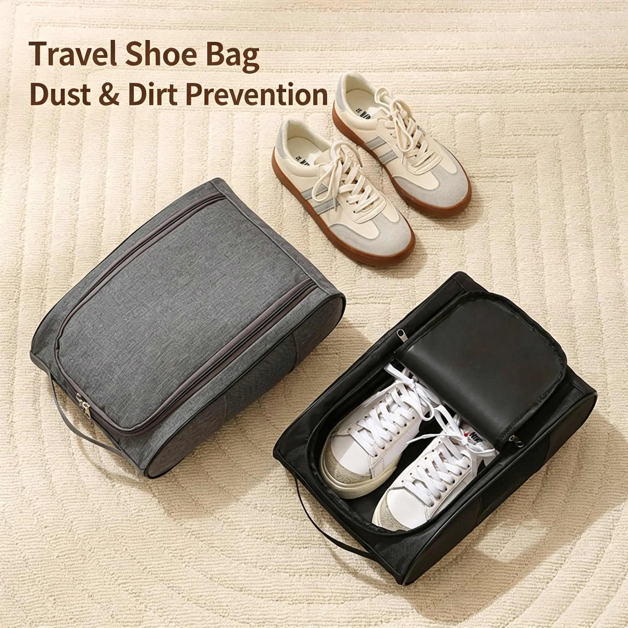 Breathable Mesh Shoe Bag Portable Handheld Sneaker Shoe Pouch Golf Shoe Organizer for Travel Daily Storage Sport