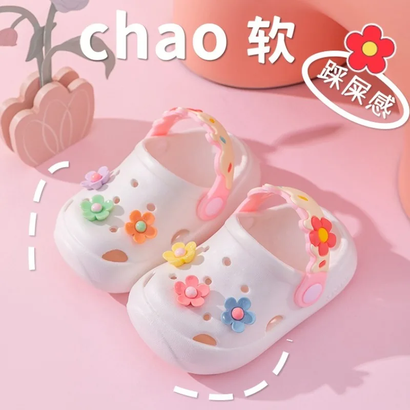 Summer Child Sandals2026new Simple Daily Baby Soft Sole Singleshoe Casual Cute Anti Sliptravel Versatile Beach Sandals Boys Girl