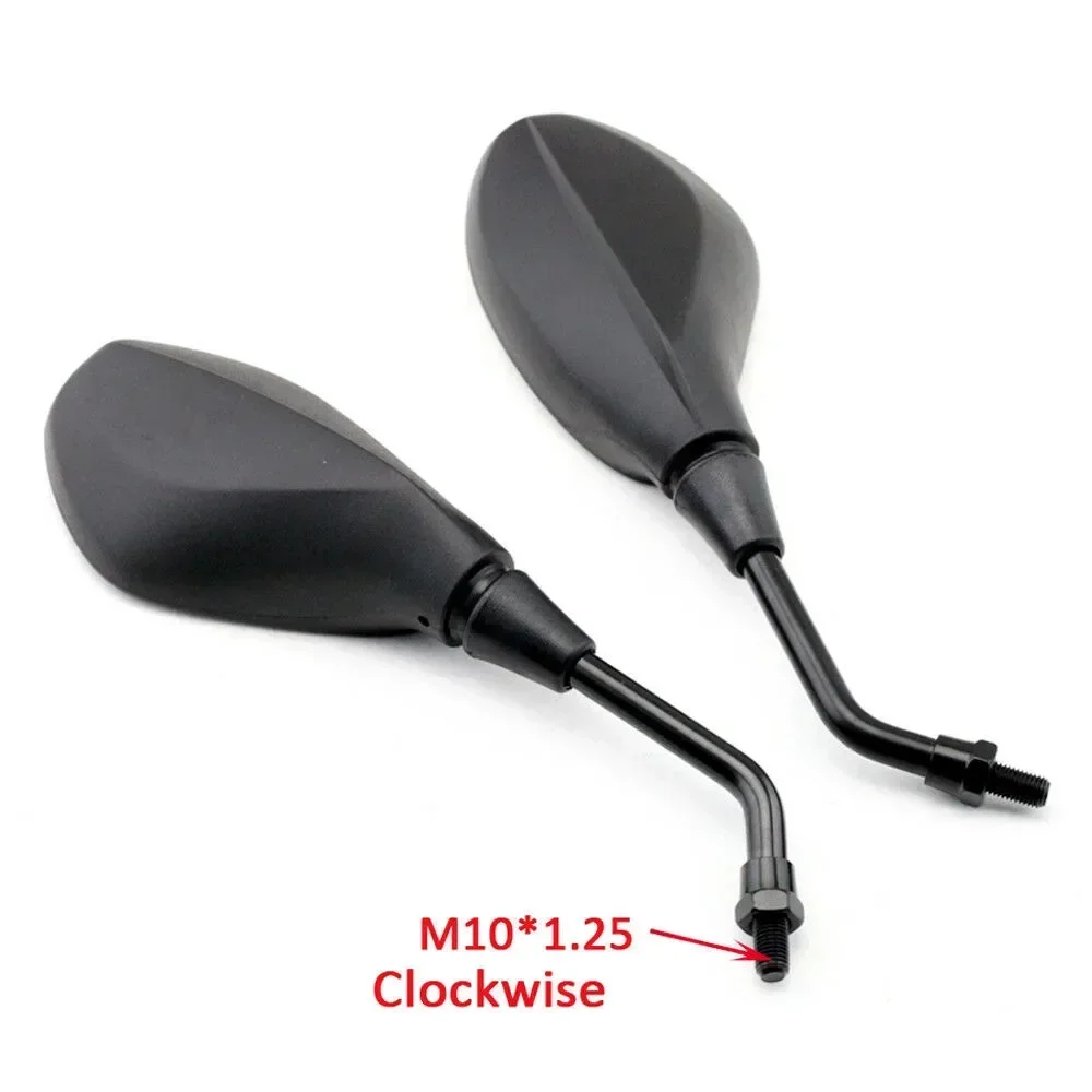Motorcycle Rearview Side Mirrors M10X1.25 For BMW S1000R F650GS F700GS F750GS F800GS F850GS F800R 08-11 For Aprilia Tuono SL750