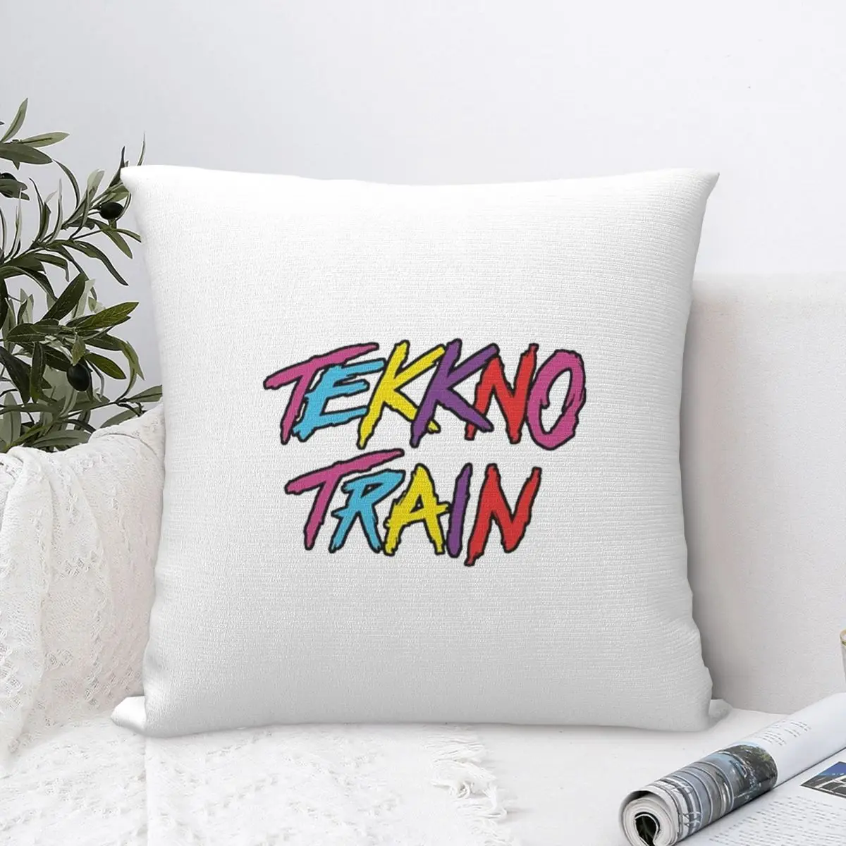 Electric Callboy Square Pillowcases Sofa Tekkno Train German Music Cushion Cover Cool Home Decoration Throw Pillow Case 45*45