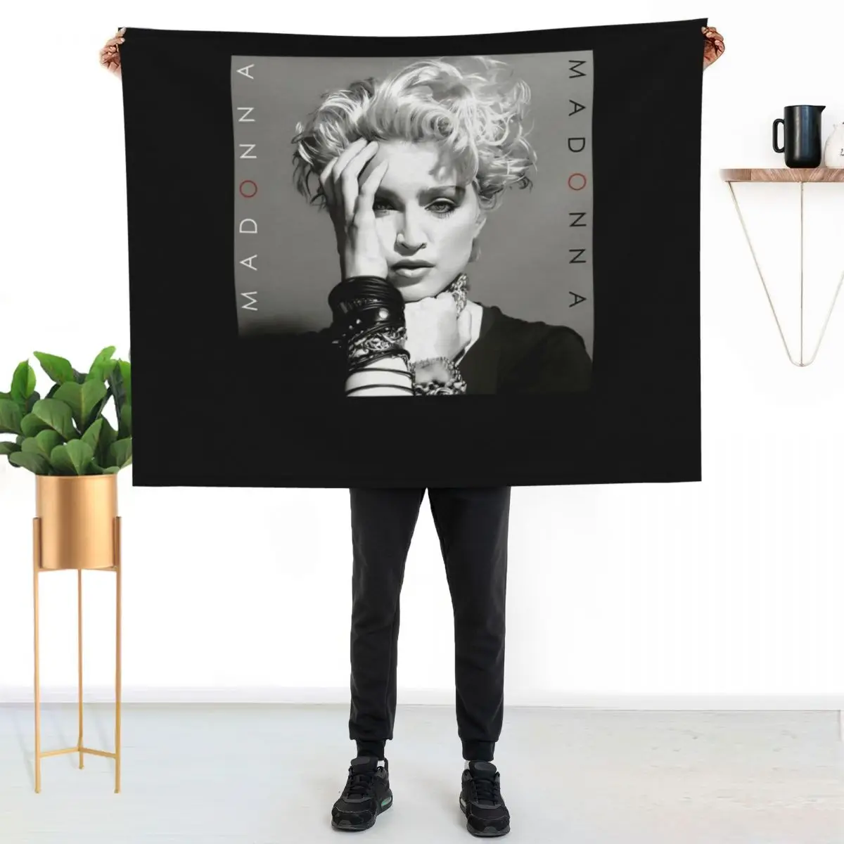 Vintage Qeen of Pop 80s - Love of My Life Mad?nná Throw Blanket for winter Blankets For Bed Flannel Soft halloween Nap Blankets
