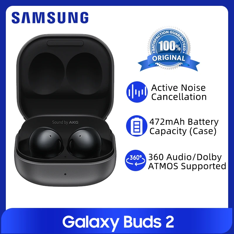 Samsung Galaxy Buds 2 TWS Earphone Bluetooth Active Noise Cancelling Wireless Earphone 20 Hours Battery Life For Galaxy S24 Plus