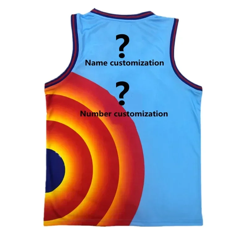 Детский баскетбольный жилет из фильма, рубашка, шорты, костюм Джеймса Мейн Squad, летняя модная спортивная одежда для мальчиков и девочек, MN3