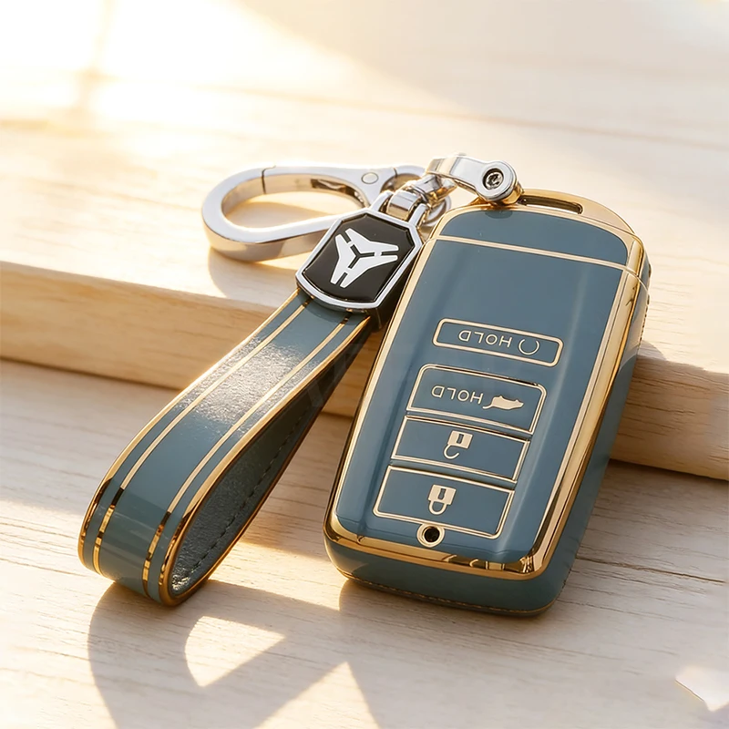 Auto Shell Fob for Honda Acura RLX MDX CDX TLX-L NSX RDX Shell Fob Holder TPU Car Key Case Cover Protector Accessories