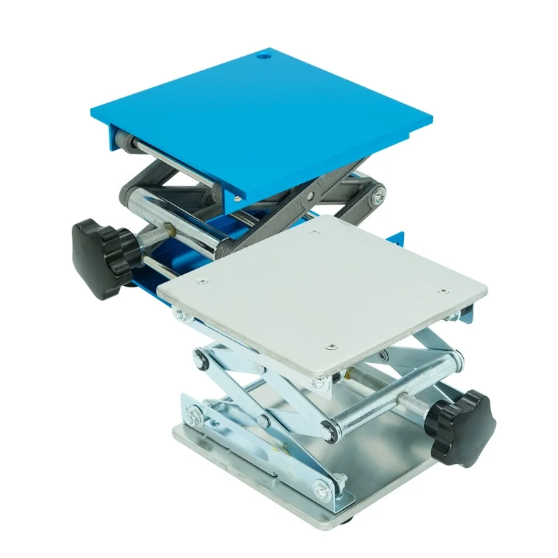 

Small Stainless Steel Lifting Platform for Laboratory Use Micro Lifting Small Manual Screw, Easy To Operate Level Meter