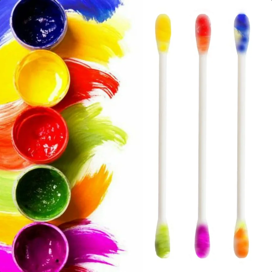 Natural Paper Cotton Swabs 1000ct Double Tips Cotton Buds for Personal Care