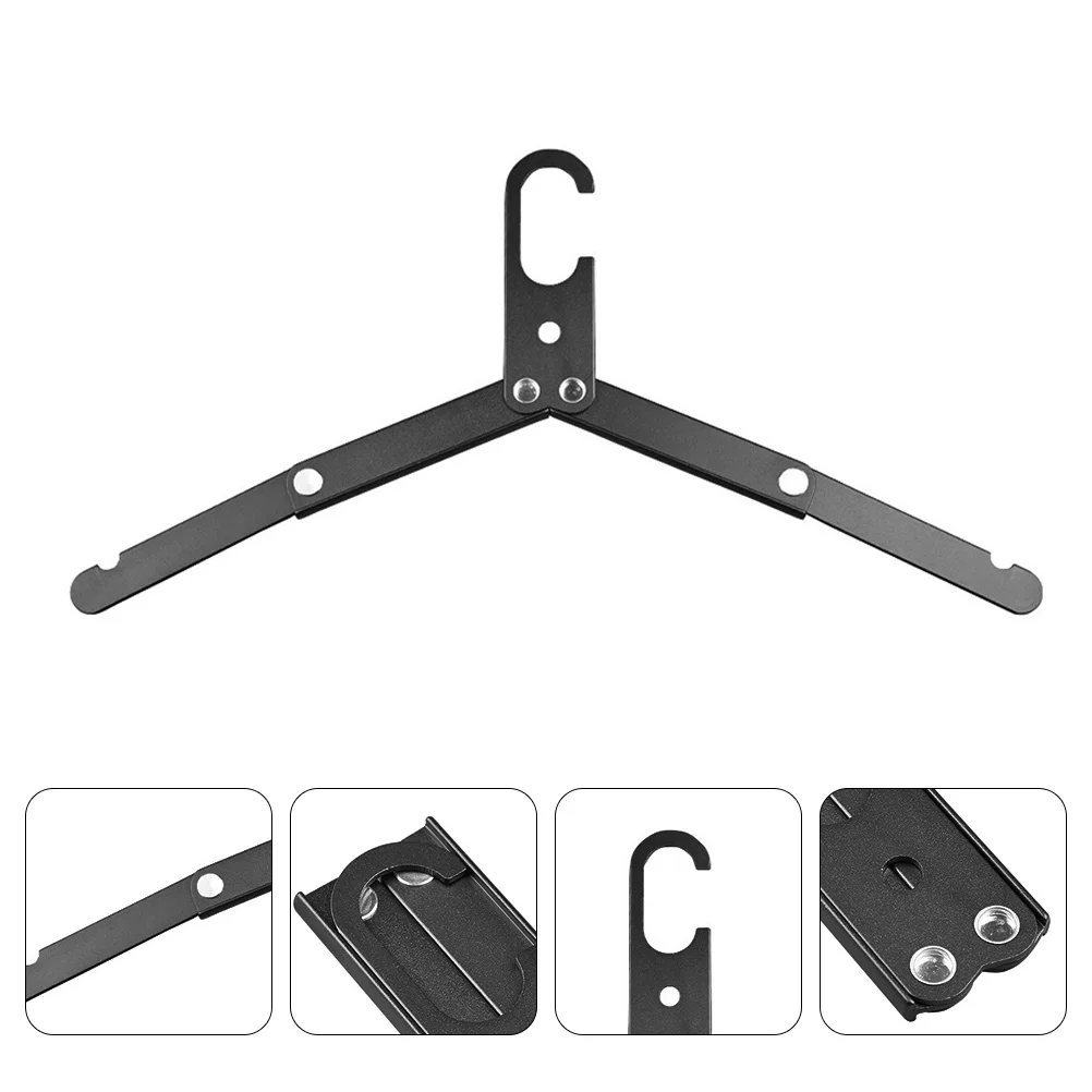

Portable Clothes Hanger Foldable Metal Hanger For Travel Camping Backpacking Outdoor Use Space Saving Hangers For Shirts