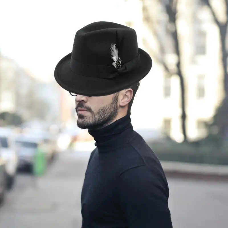 R1WE قبعة مهرجان أكتوبر فيلت بنما JazzHat MagicShow قبعة الكرنفالات ملحقات الحفلات