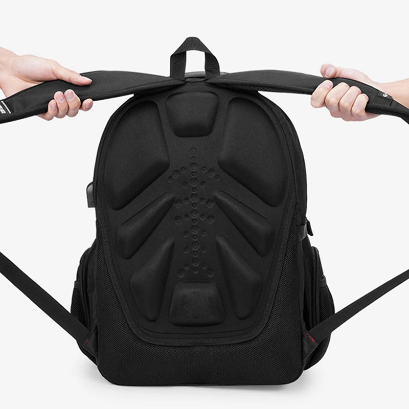 Anti-ladro moda uomo zaino multifunzionale impermeabile borsa per Laptop da 17.3 pollici uomo ricarica USB zaini da viaggio maschio Mochila
