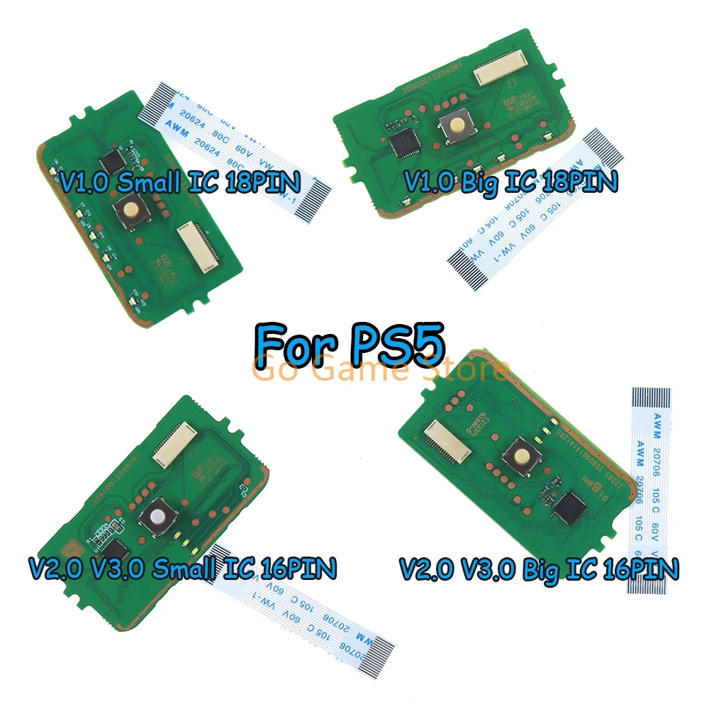 

15sets Touchpad For PS5 Controller IC Motherboard BDM-010 BDM-020 030 For PlayStation 5 Touch Board with 16Pin/18Pin Flex Cable