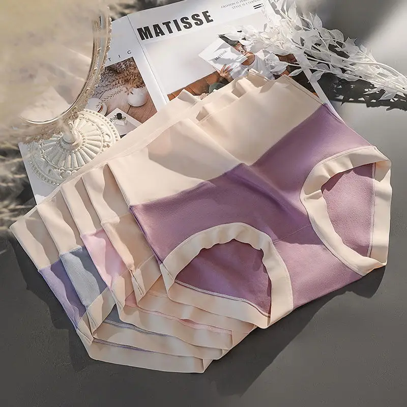 

Женские трусики с высокой талией из модала, тонкие, высокоэластичные, с эффектом "голой кожи", облегающие, с мягкой хлопковой ластовицей, нижнее белье.