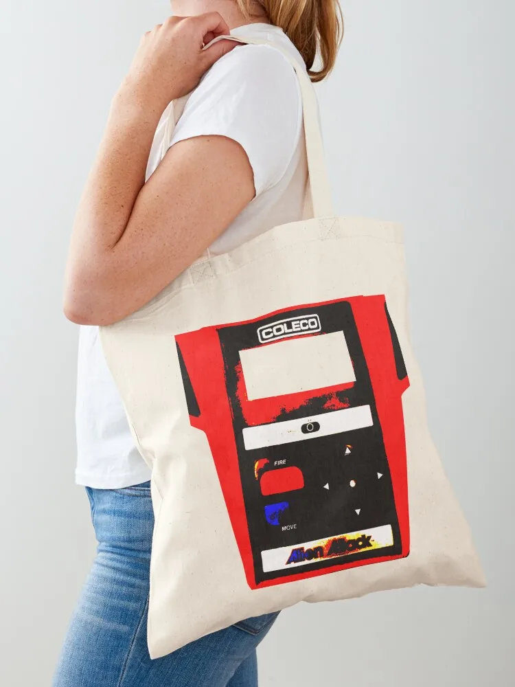 

Coleco Alien Attack Handheld Arcade Tote Bag Shopping bags tote bag canvas Fabric bag