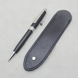 high quality Matte Black metal 163 MB ballpoint pen / Roller ball pen fashion Fountain pen with bag