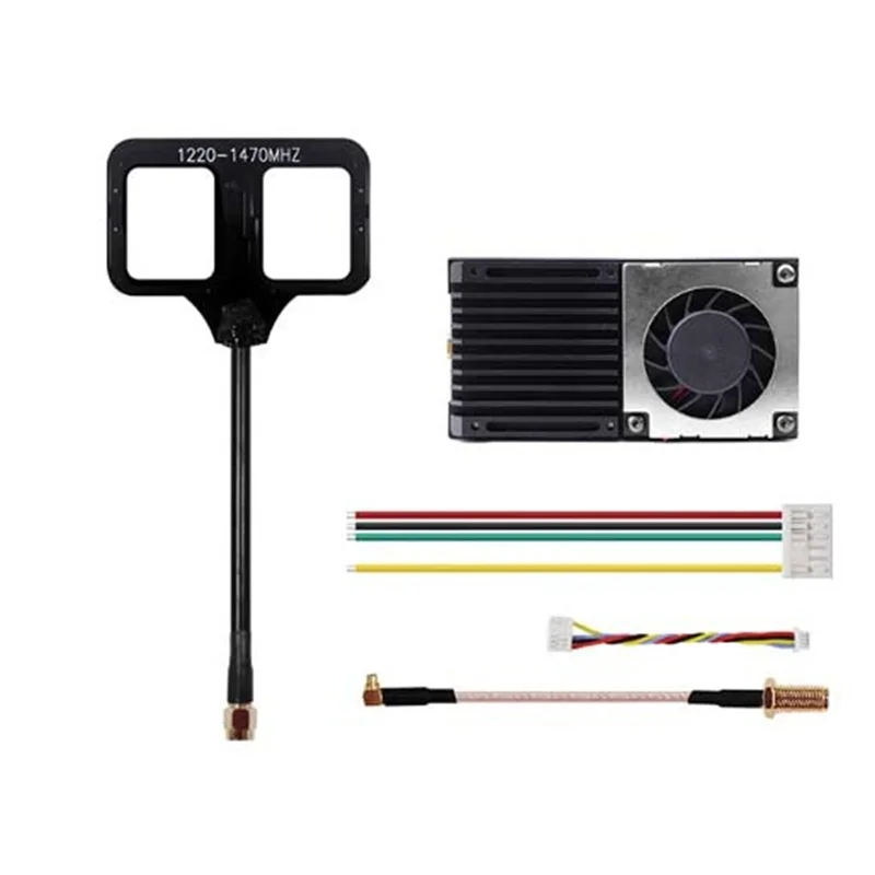 VTX 8CH 1.2G 4.5W 25Mw 800Mw قابل للتحويل 2-8S لوحدة إرسال الفيديو الطائرة بدون طيار FPV طويلة المدى