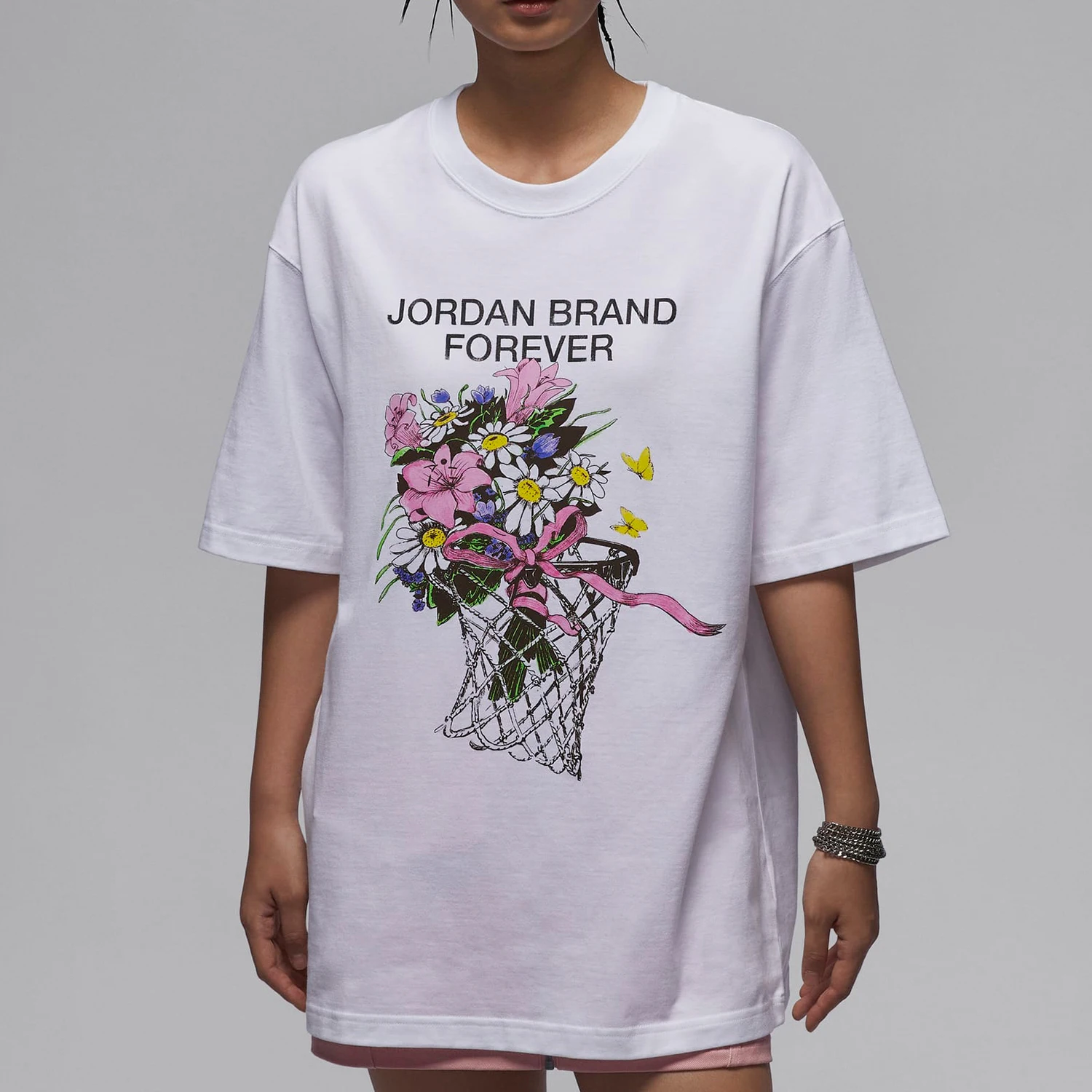 

Nike genuine genuine Jordan Women's Loose Breathable Casual Sports T-Shirt FV7120-100