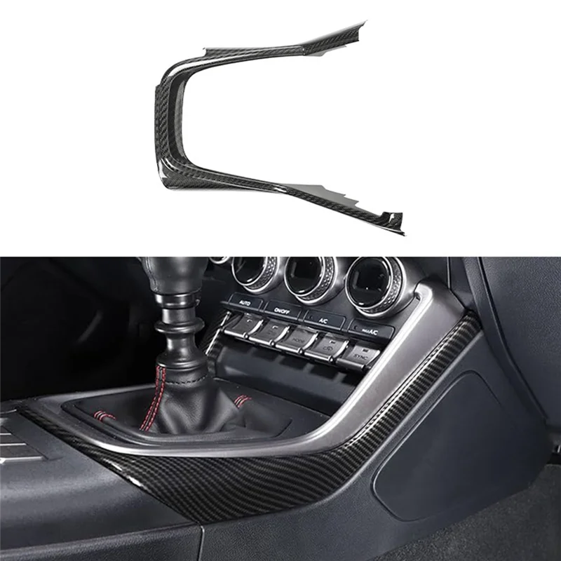 

Carbon Fiber Car Interior Center Console Gear Frame Cover For Subaru BRZ GR86 2022 2023 LHD-X67A