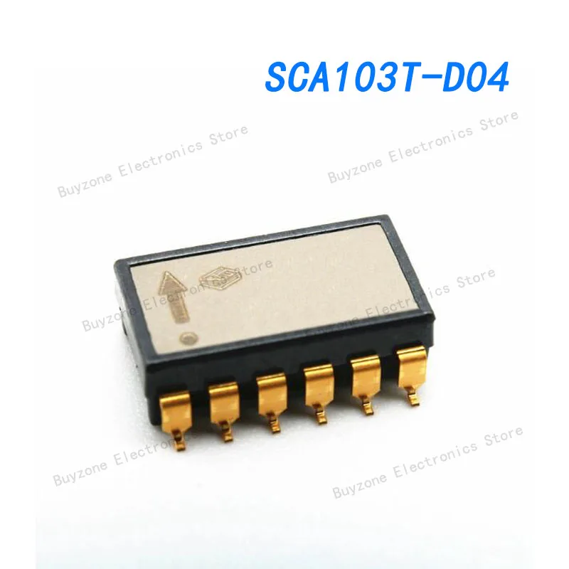 SCA103T-D04 Sensor Inclinometer ±15° X or Y Axis 8 ~ 28Hz Bandwidth 12-SMD, L-Bend