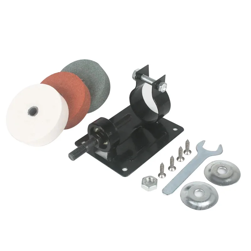 

Wheel Stand Holder Electric Drill Modified Grinder Polisher Converter Bracket Kit for Ceramic Knife Metal Polishing Grinding