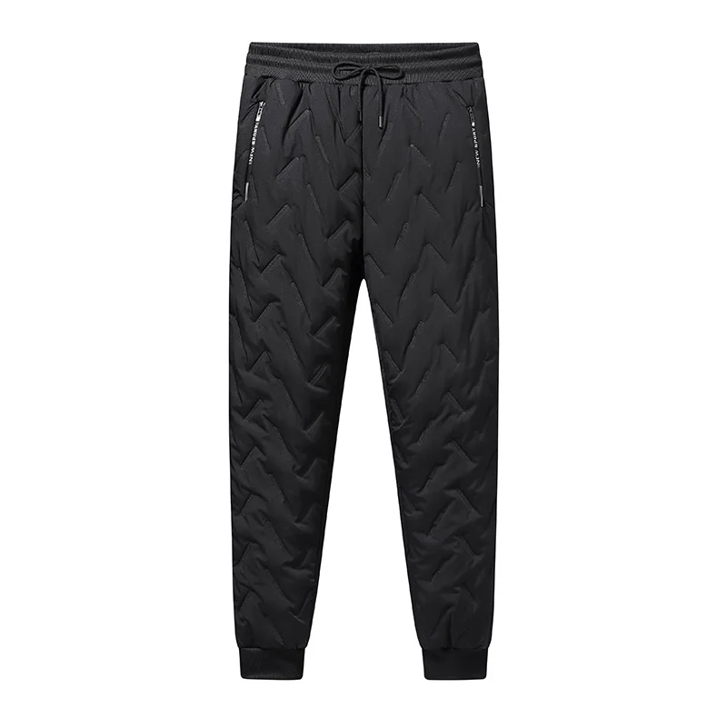Neue Damen-Jogginghose aus Plüsch, dick, mit Fleece gefüttert, gerades Bein, wasserdichte Hose, winddichte Outdoor-Oberbekleidung, Thermohose – Detail 13