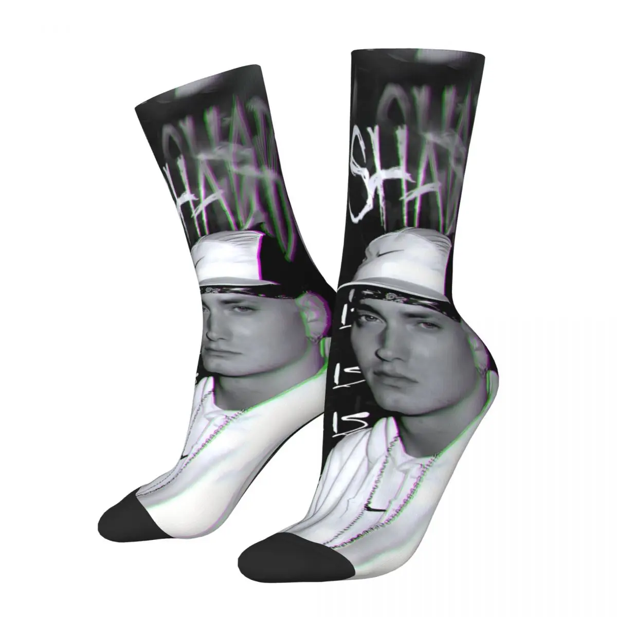 Eminem Hip Hop Rapper Socks Accessories For Men Women Print Socks Cute Wonderful Gifts