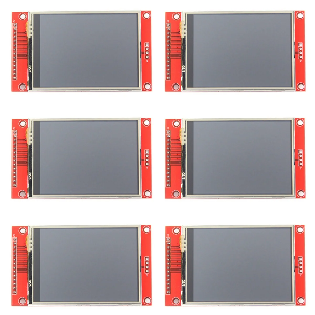 6Pcs 2.8 Inch 240X320 SPI TFT LCD Display Module SPI Serial Port 51 Drive ILI9341V LCD Serial Port Module STM32-BCBW