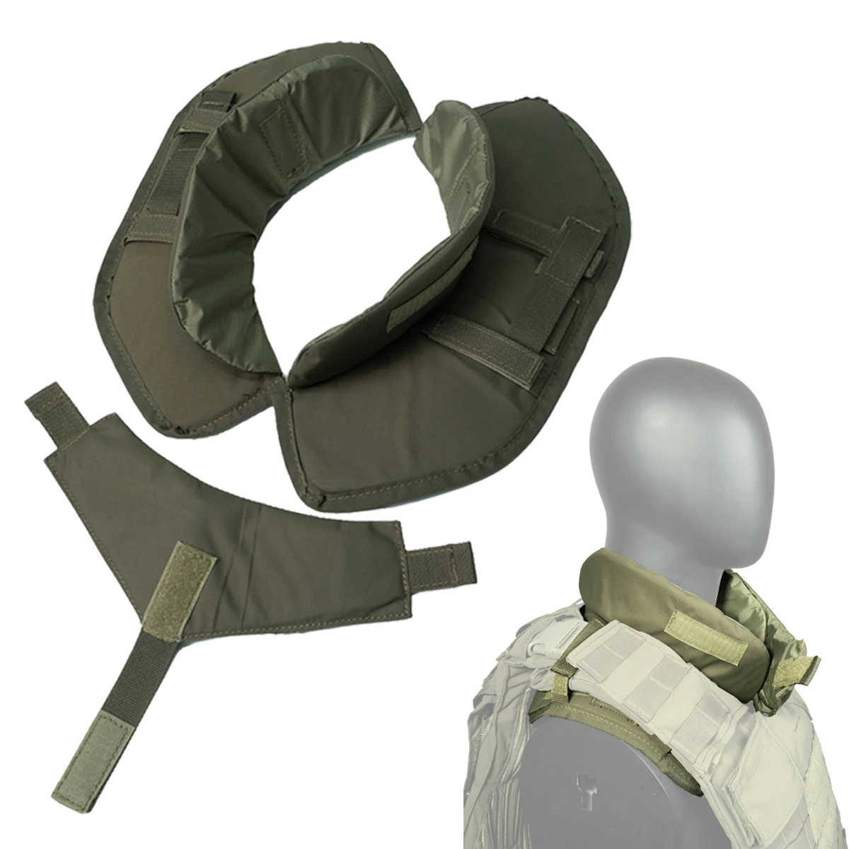 

Tactical Neck Protector for PD-211 Vest Thickened Neck Guards Camo Shoulder Pads Hunting Airsoft Shotting Universal Neck Collar