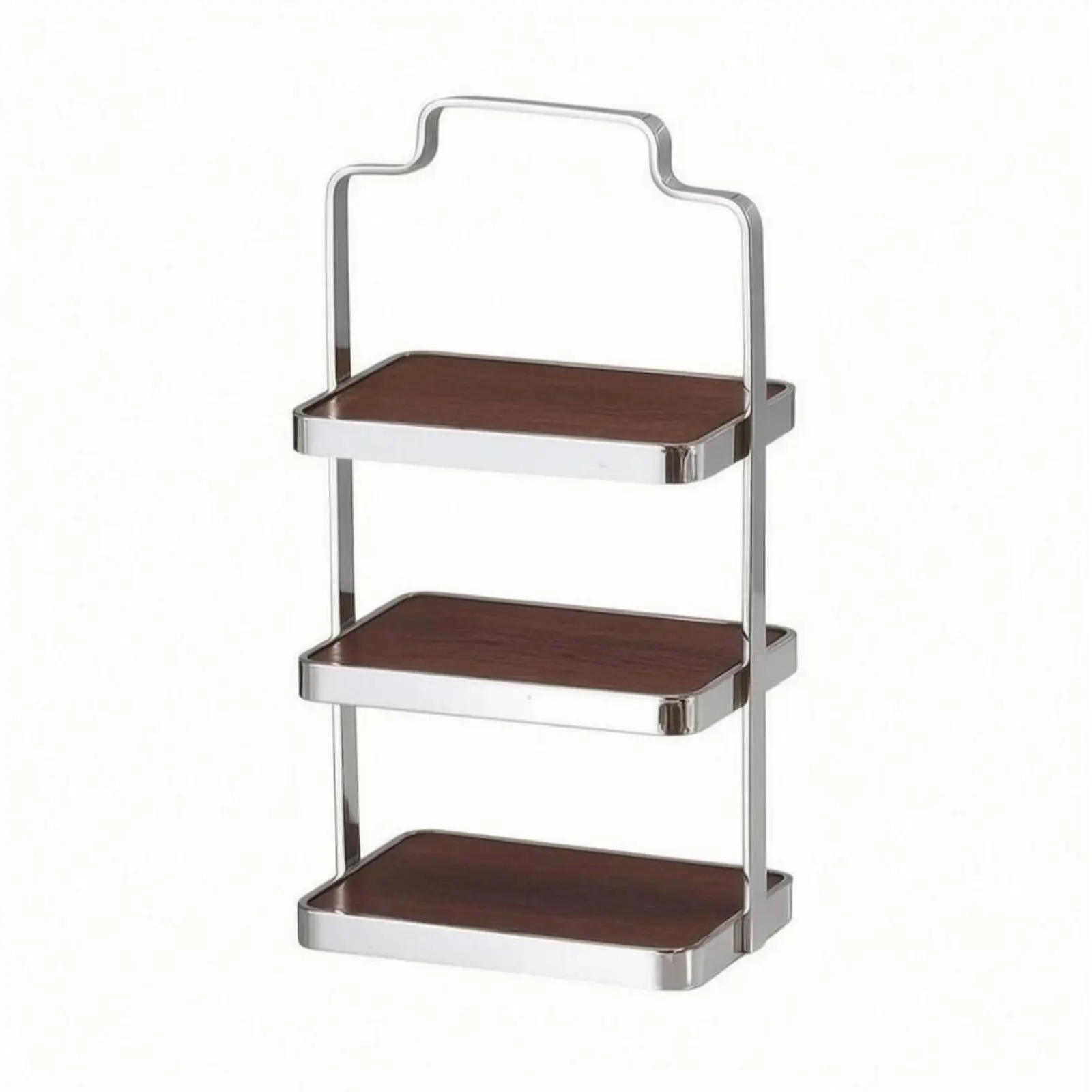 Rectangular Tiered Dessert Stand for Cakes Pastries Fruit Tray Decorative Table Centerpiece Piece