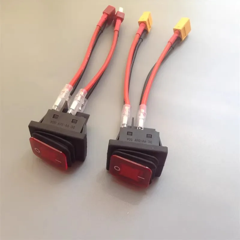 Modèle Rc bateau t-plug Xt60 30A 50A interrupteur étanche 4 broches 2 positions