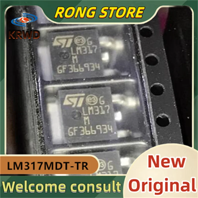 10PCS LM317M LM317MDT New Original LM317MDT-TR TO-252