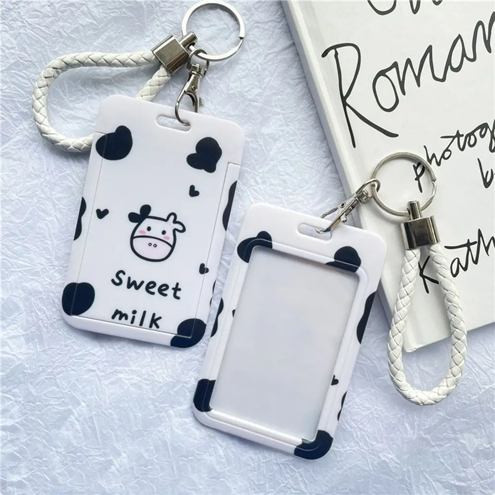 Cartoon Badge Student Supplies Business Card Holder Bus Card Cover Case Credit Card Holders Bank ID Holders