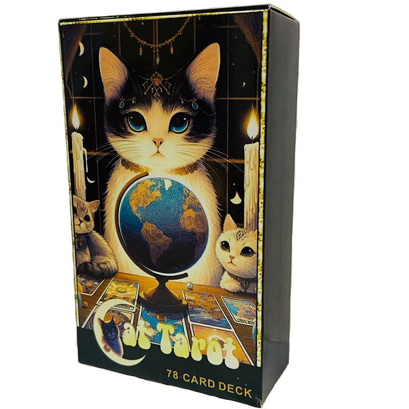 Cat tarot cards A 78-Card Deck Tarot Oracle Cards For Beginners Learning Fortune Telling Game Divination Tools For All Skill