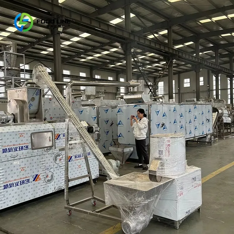 Customized Hot Sale Puffed Corn Snack Making Machine Core Filling Puffed Snack Production Line Machine Twin Screw Extruder