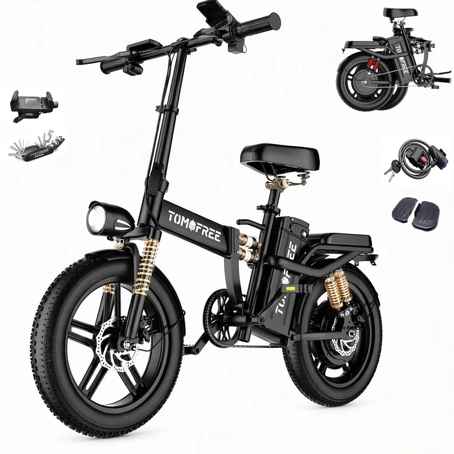 Folding Electric Bike, 14