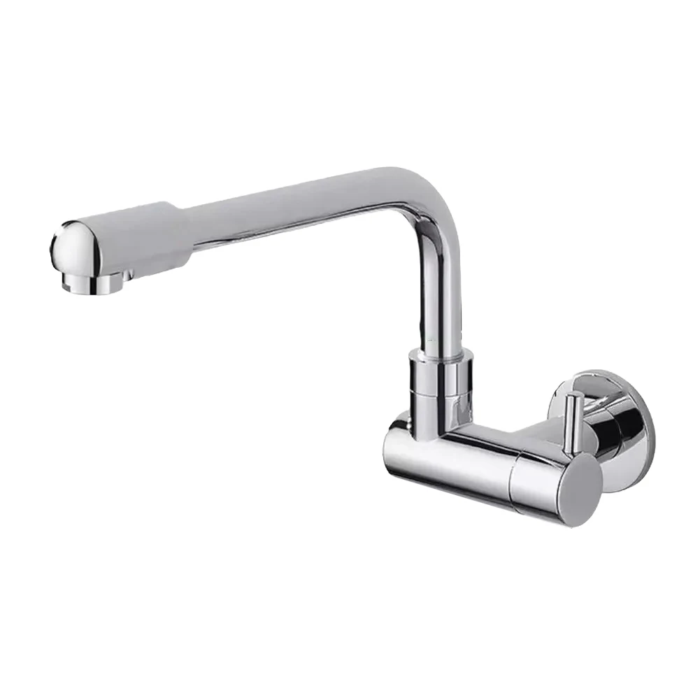 Swivel Kitchen Faucet Wall Mounted Sink Faucet Kitchen Cold Water Tap Single Handle Extension Bathroom Washing Basin Faucet