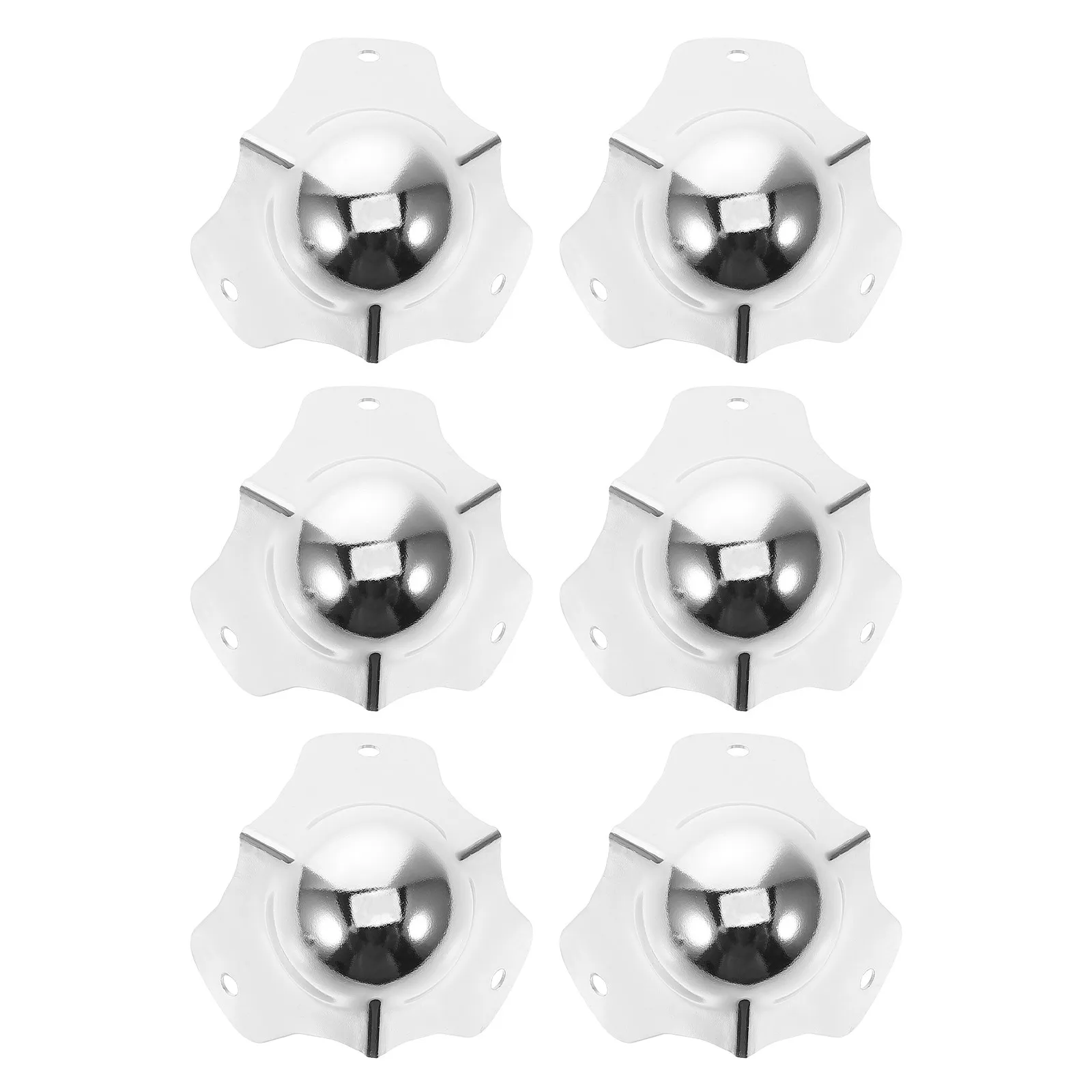 

6Pcs Metal Ball Corner Protectors Silver Edge Guards Universal Fit Furniture Cabinets Tables Protective Shockproof Corner Guards
