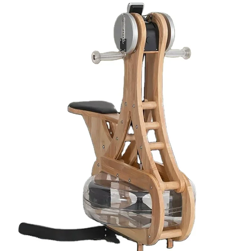 Hot Sale Gym Equipment Fitness Wooden Water Rowing Machine for Home Use