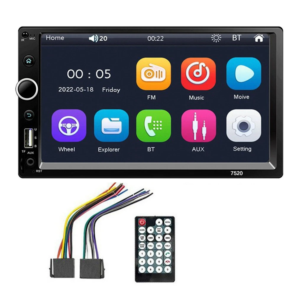 

Car Player 7Inch HD Autoradio Multimedia MP5 Player Car Audio 7520 Common Standard(No Support Carplay)