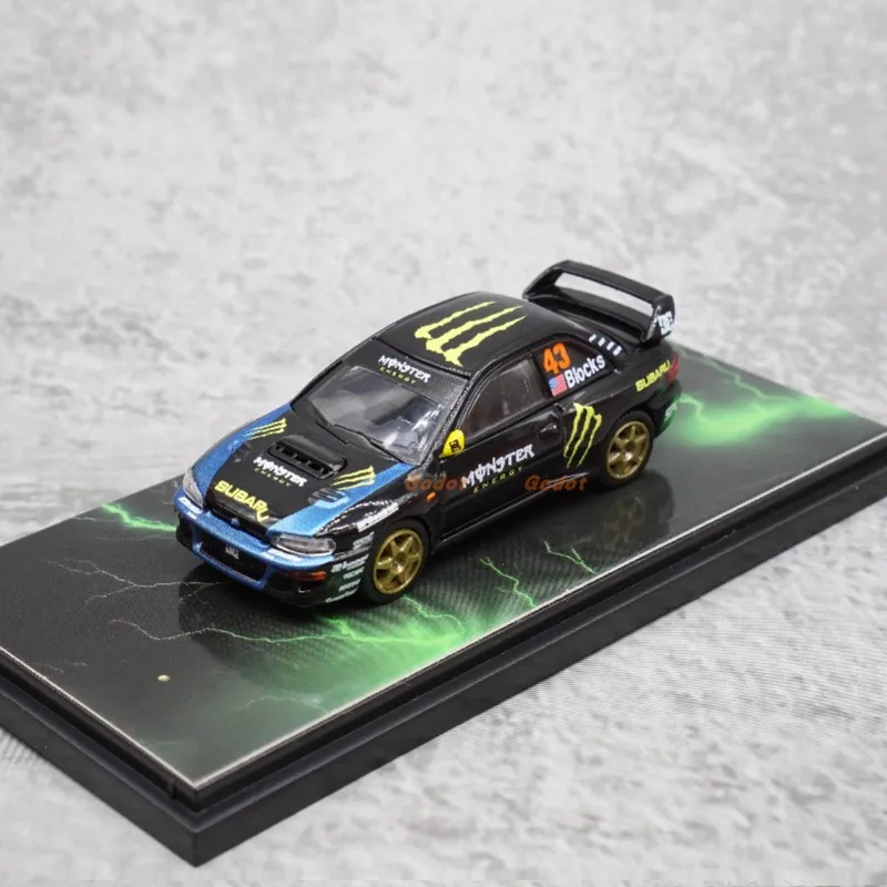 FW 1:64 스바루 WRC 시뮬레이션 합금 자동차 모델, 어린이를 위한 축제 선물이자 성인을 위한 수집용 장식품입니다.
