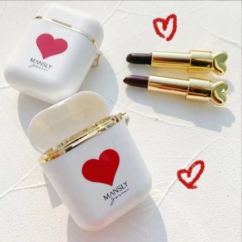 Love Double-Tube Velvet Fog Lipstick Matte Long Lasting Silky Touch Waterproof Natural Wear Magic Lipstick Beauty Makeup T2178
