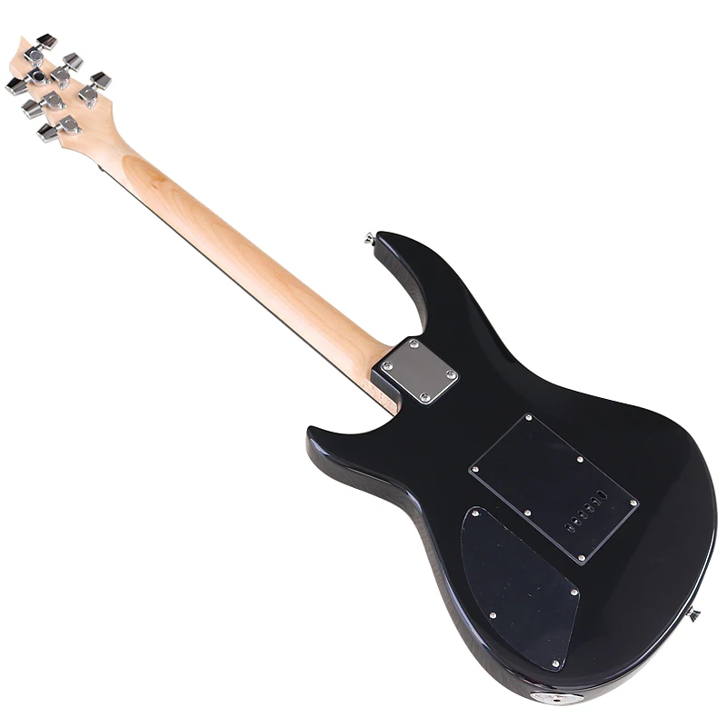 Mini Guitar 6 String Electric Guitar 36 Inch Solid Basswood Body Canada Maple Neck Red & Blue Color