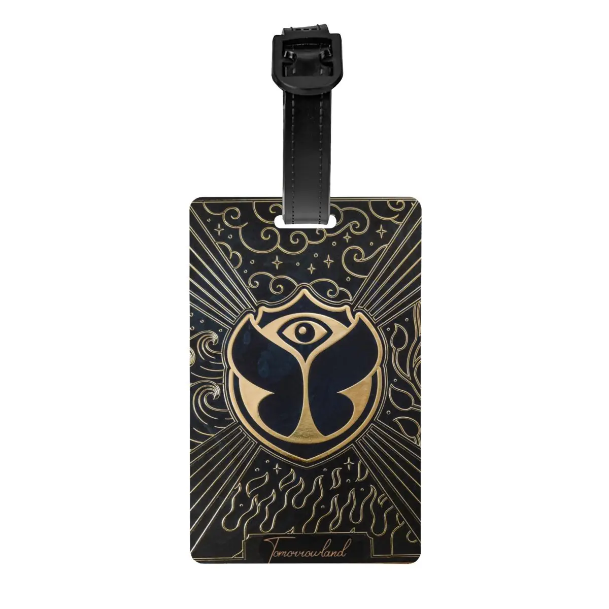 Custom Tomorrowland Luggage Tag Privacy Protection Belgian Electronic Dance Music Festival Baggage Tags Bag Labels Suitcase