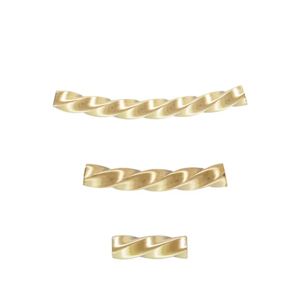 

14K Gold Filled Bulk Twist Square Straight Curved Tube Beads for Necklace Bracelet 5mm 10mm 15mm