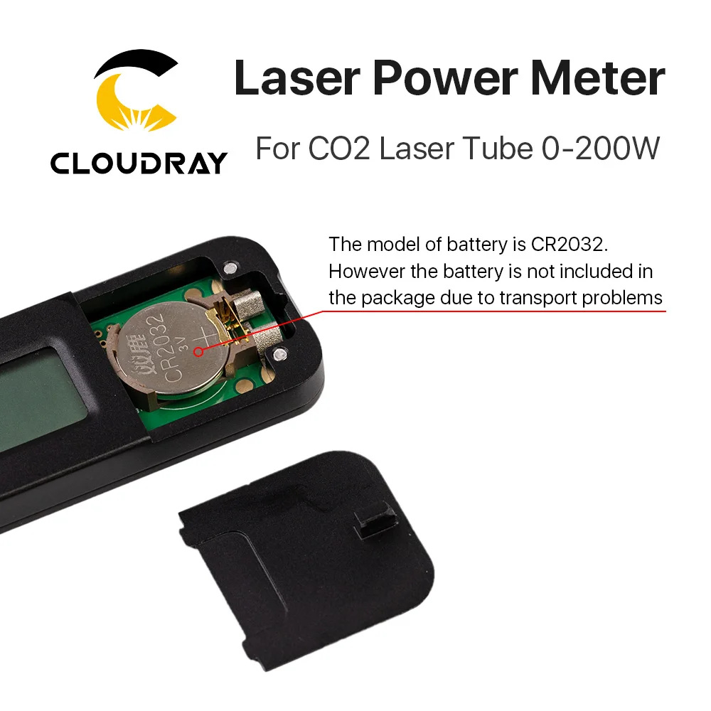 Imagem -03 - Cloudray-alta Precisão Handheld Power Meter Co2 Tubo Laser Dinamômetro Gravação e Máquina de Corte Hlp200b 0-200w
