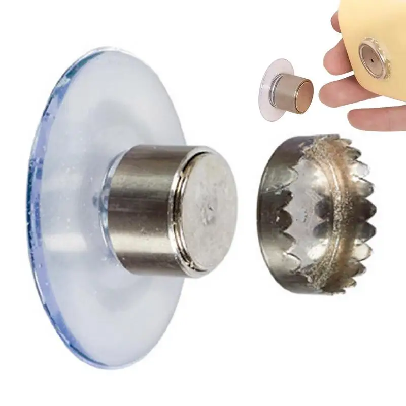 

Magnetic Soap Holder Wall Mounted Rack Soap Hanger Bathroom Stainless Steel Suction Cup Soap Holder Removable Soap Dish