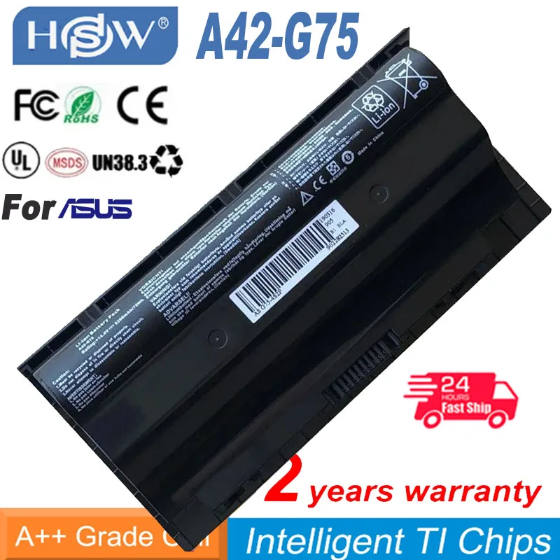 

A42-G75 Battery for G75 Series G75V G75VM G75VW G75VX 3D G75VW-T1042V G75VW-FS72