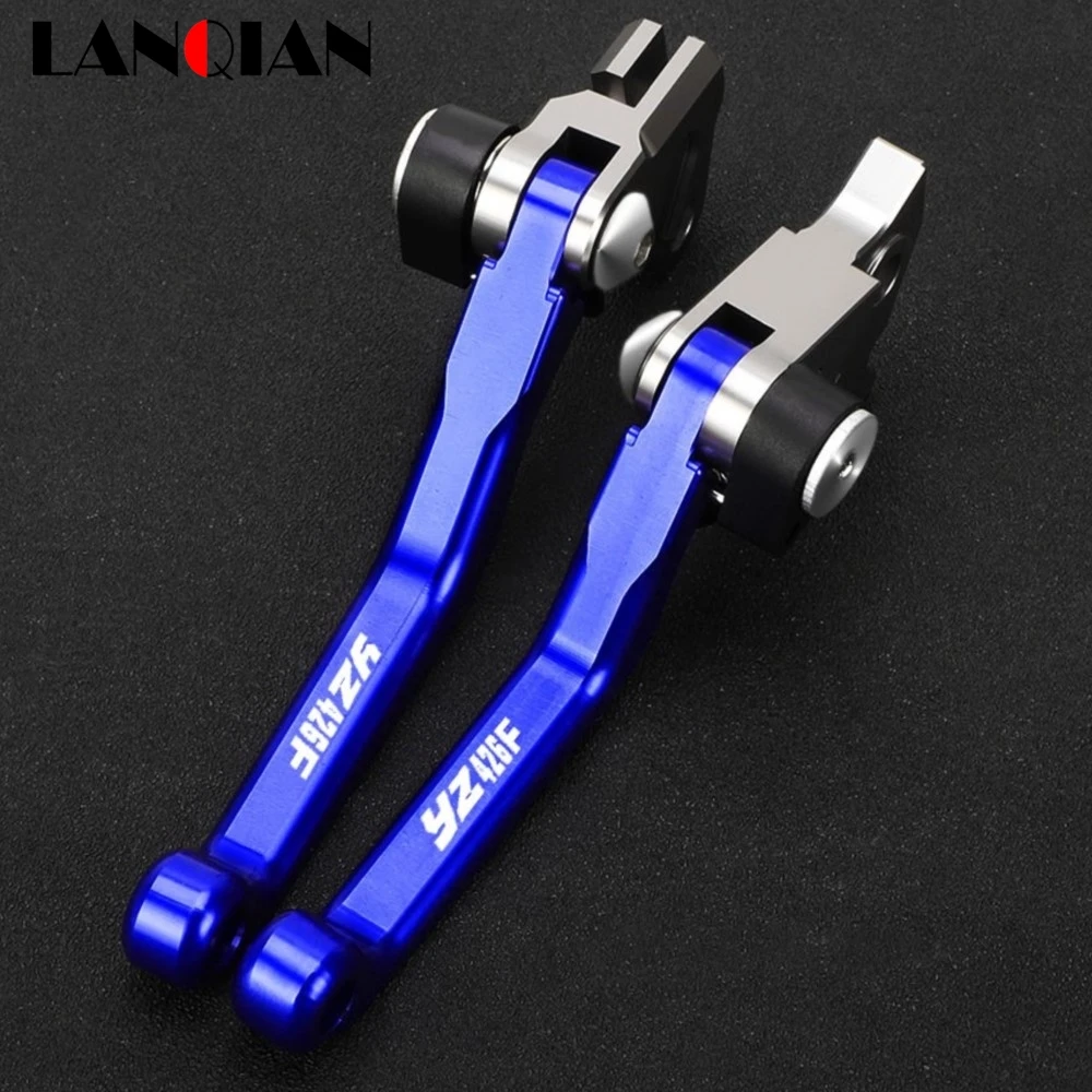 

Motocross Aluminum Alloy Folding Pivot Brake Clutch Levers Handle For YAMAHA YZ426F 2001-2005 2006 2007 Off-Road Pit Dirt Bike