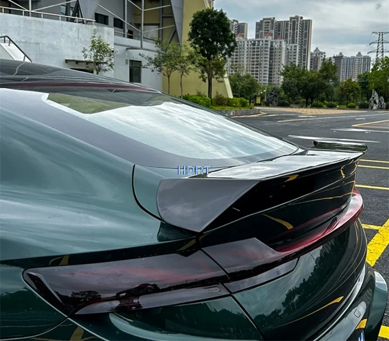 Car Styling Rear Trunk Roof Spoiler Plate Fixed Wind Tail Lip Wing Cover For MG 7 MG7 2023 + Protector Decoration Accessories