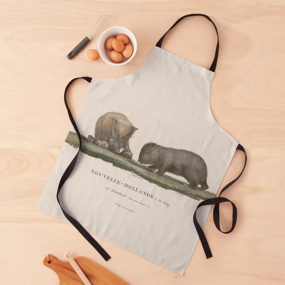 Wombats, 1807 Apron Waterproof Kitchen Woman Kitchen Items For Home Apron